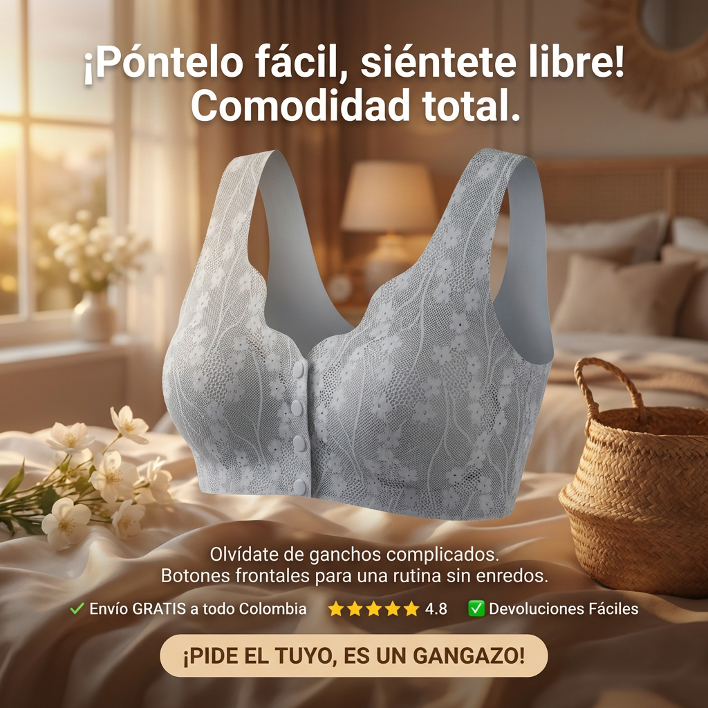 Brasier con Botones- Comodidad Total