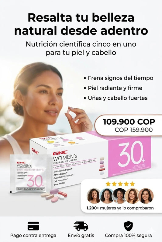 GNC Vitapak Mujer 30+ | Nutrición Avanzada 5 en 1