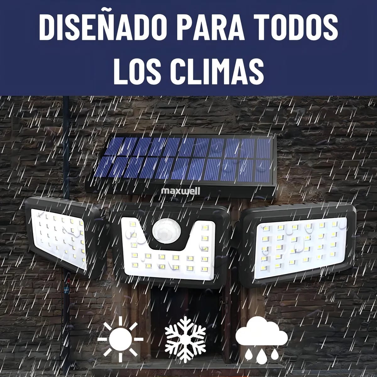 ☀️Lámpara Solar 🌙 Tu hogar seguro, incluso cuando el sol se oculta.”