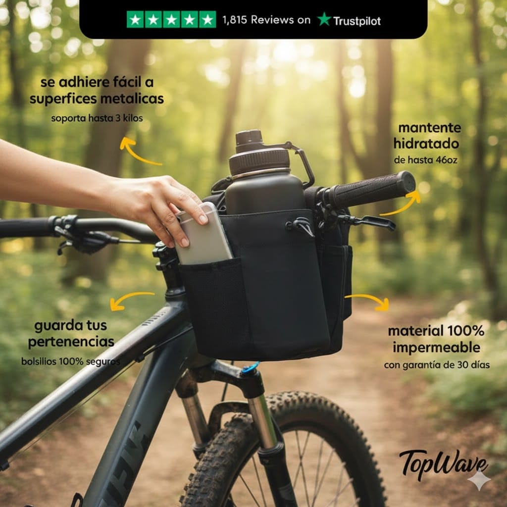 Bolso Multiuso 100% Impermeable y Magnético - Correa Incluida