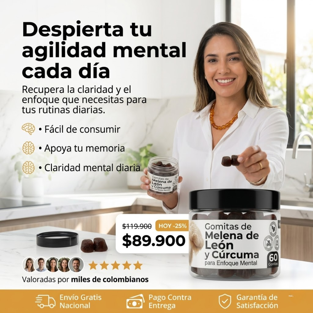 BioFocus Complex: Melena de León + Cúrcuma