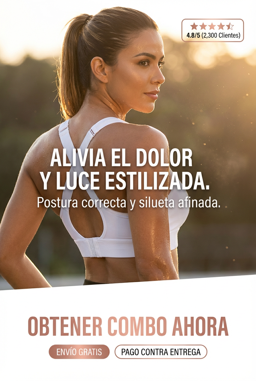 Brasier Deportivo Premium Corrector de Postura – Soporte Firme y Comodidad Total