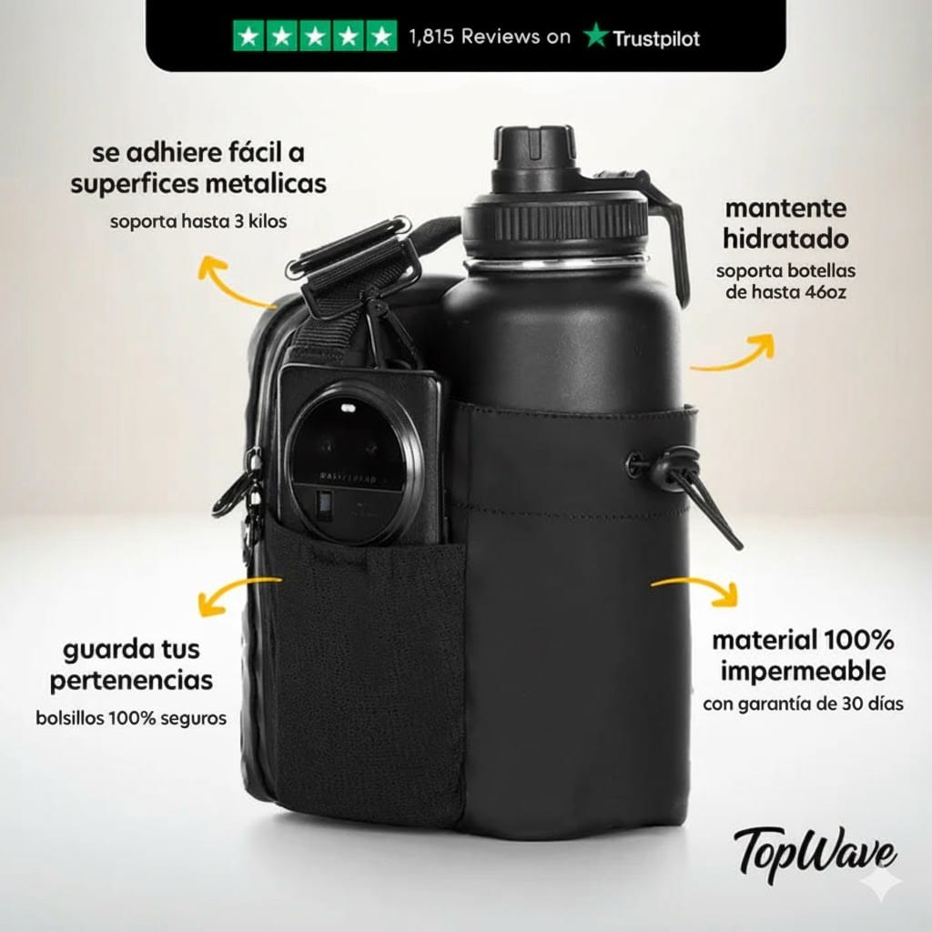 Bolso Multiuso 100% Impermeable y Magnético - Correa Incluida
