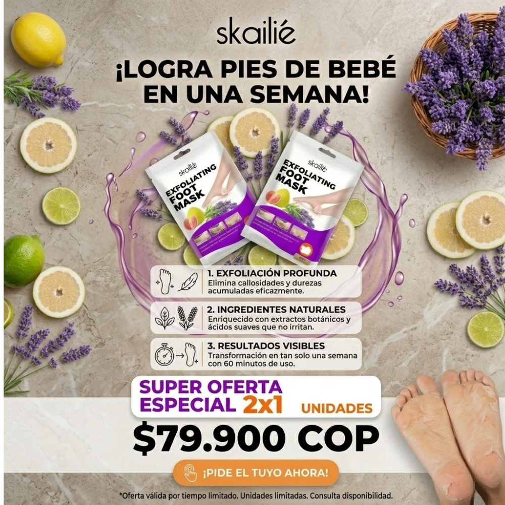 Mascarilla Exfoliante "Pies de Seda"
