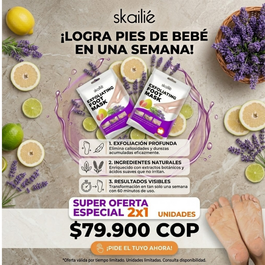 Mascarilla Exfoliante "Pies de Seda"