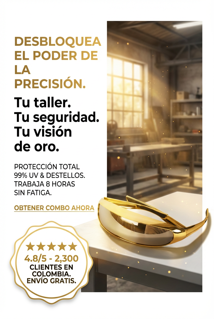 Visión Clara y Segura al Soldar – Gafas de Soldadura Todo en Uno
